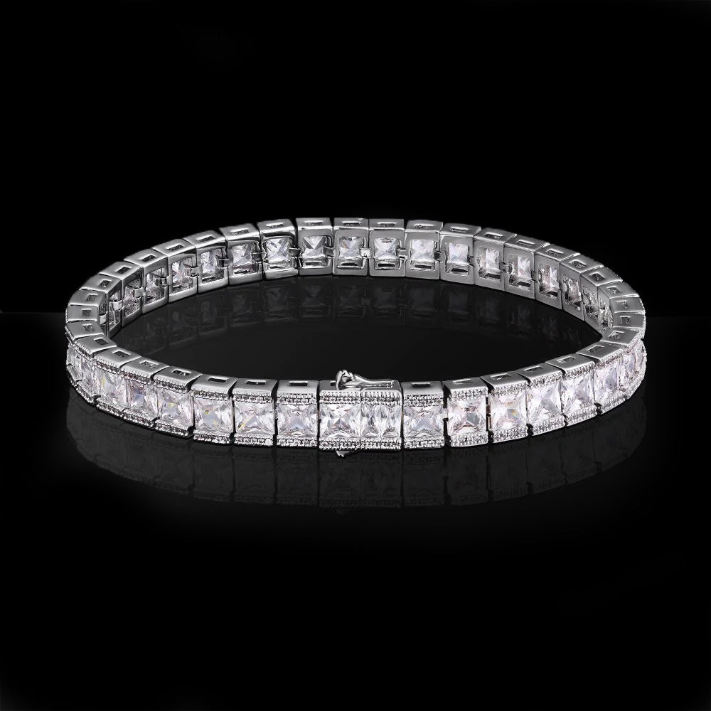 Princess Cut Tennis Bracelet