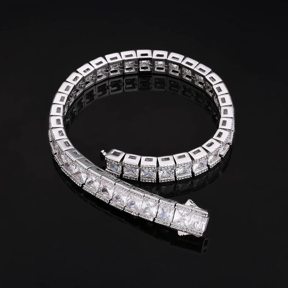 Princess Cut Tennis Bracelet