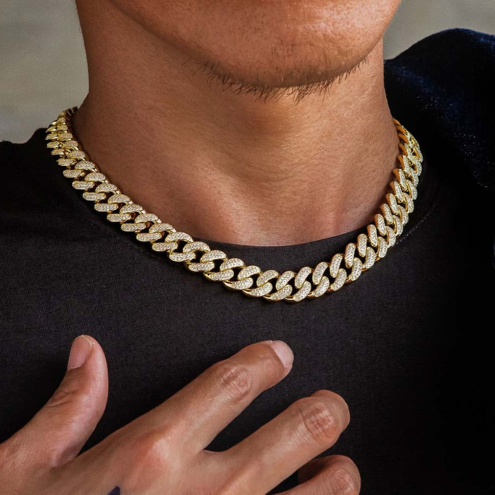 12mm Cuban Link Gold Chain
