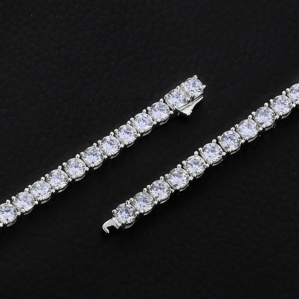 Round Cut Tennis Bracelet For Women