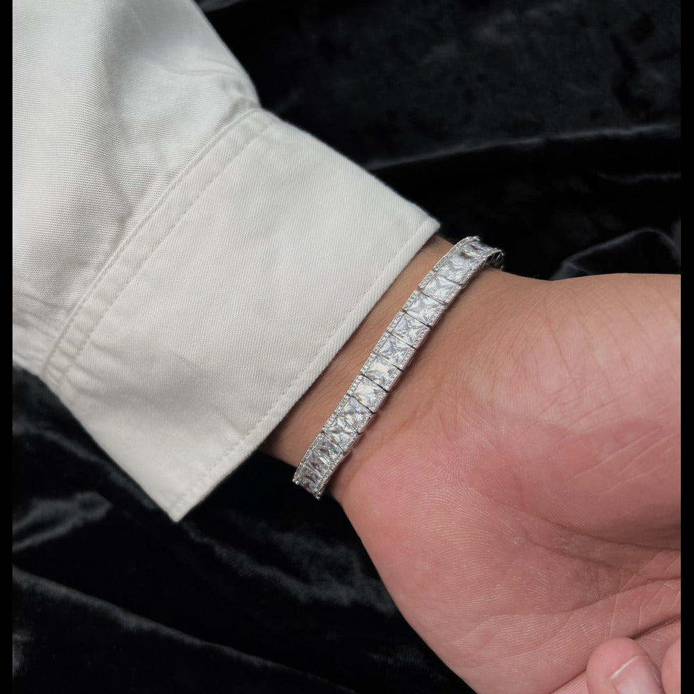 Princess Cut Tennis Bracelet