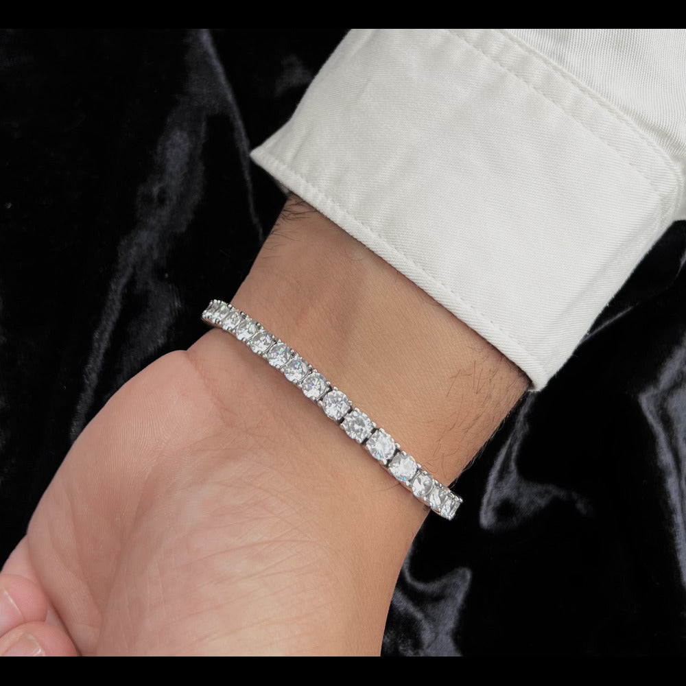Round Cut Tennis Bracelet