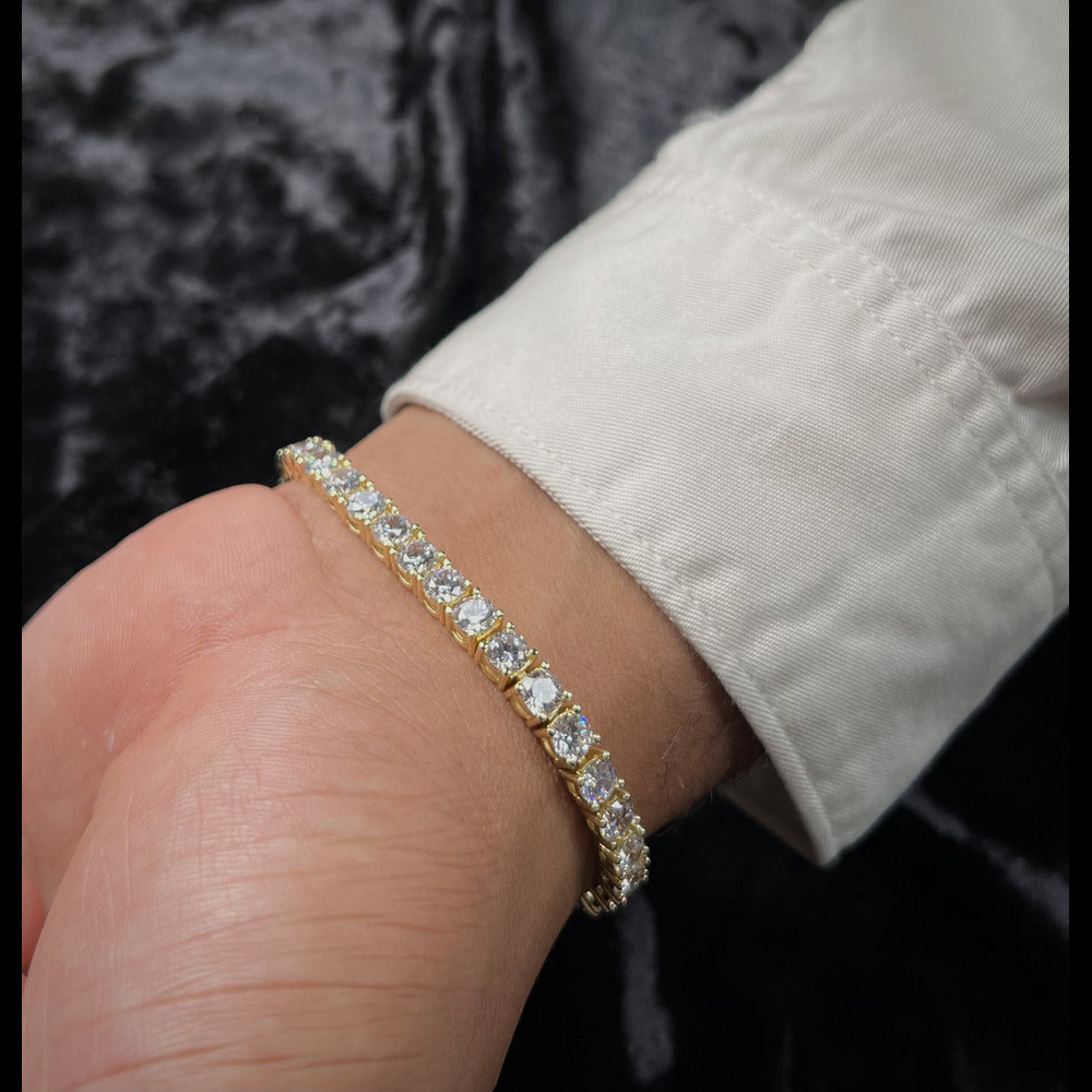 Round Cut Tennis Bracelet