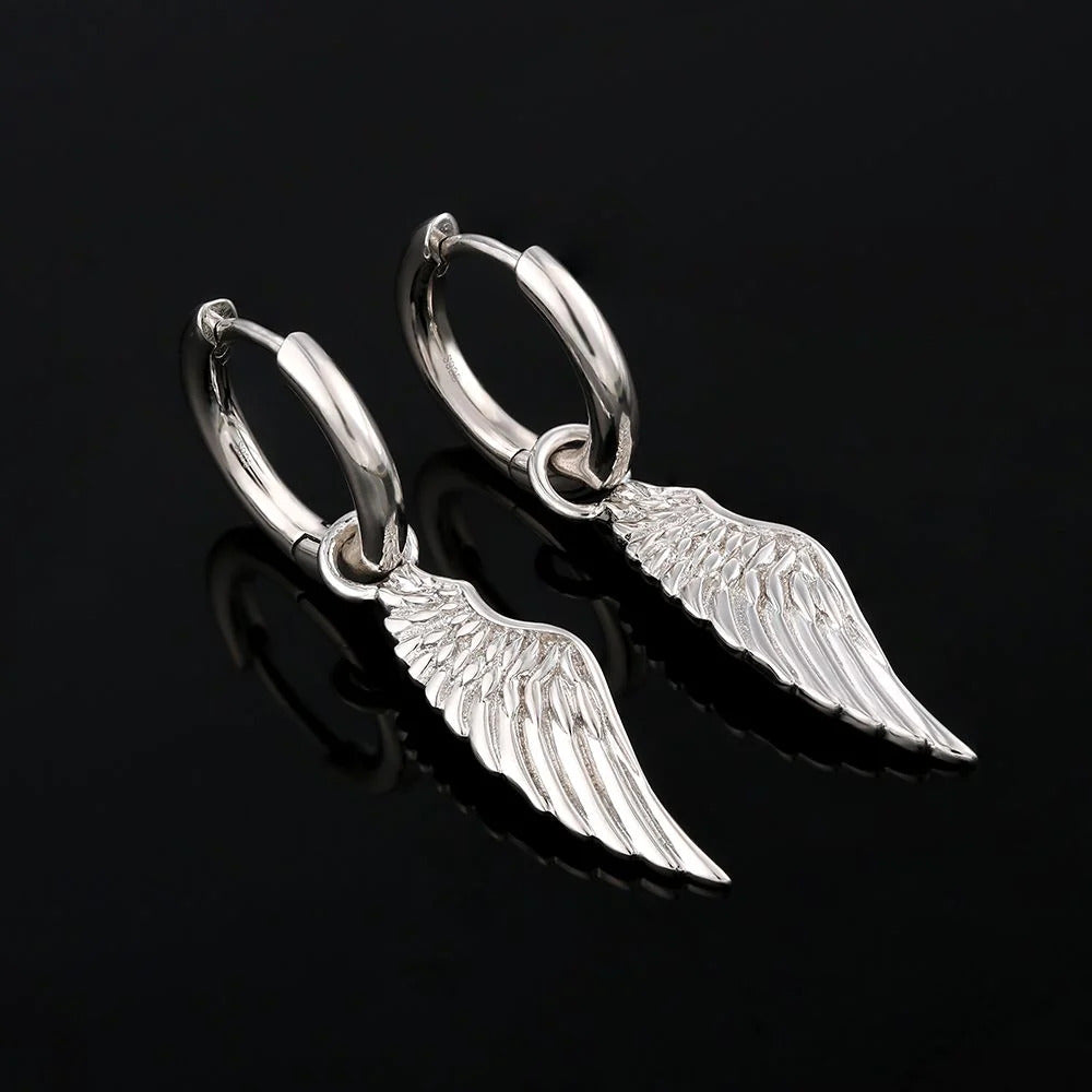 Saiba Wing Gold Hoops