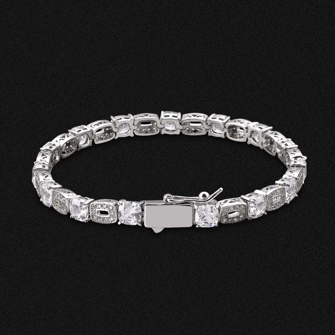 Micro Clustered Tennis Bracelet