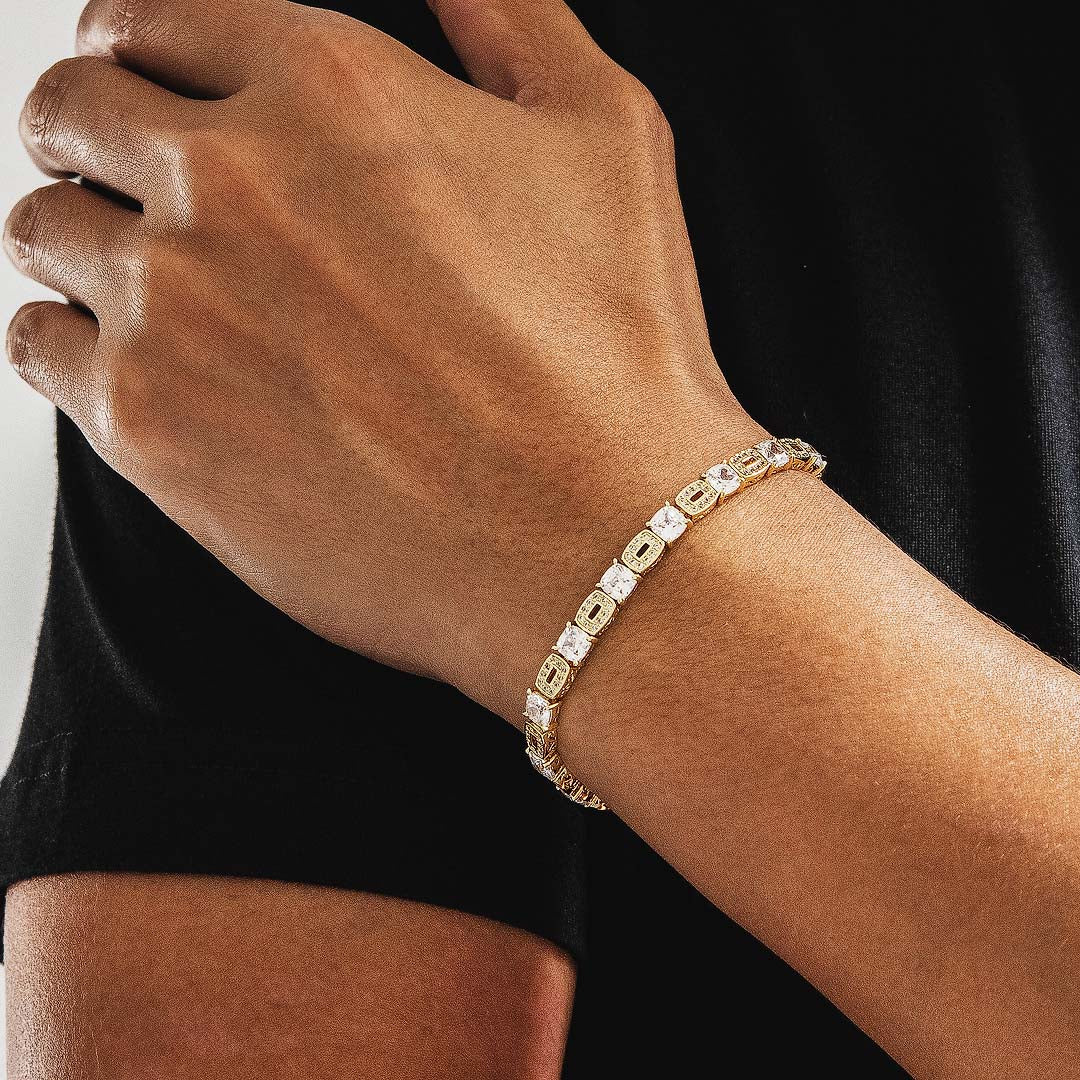 Micro Clustered Tennis Bracelet