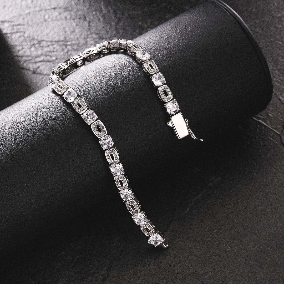 Micro Clustered Tennis Bracelet