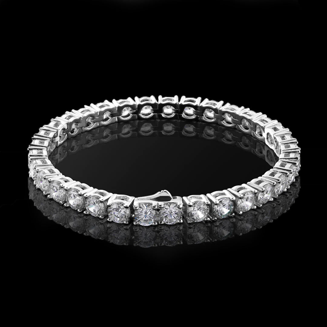 Round Cut Tennis Bracelet For Women