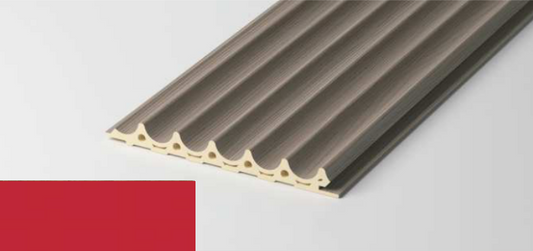 Hollow Inverted Fluted Wall Panel - Solid Colour Edition