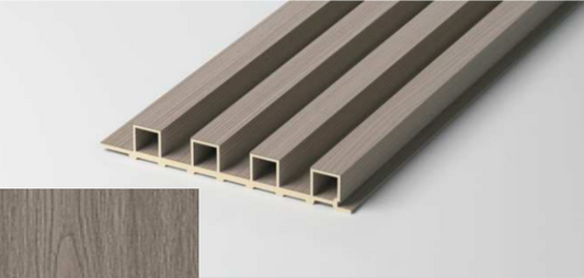 Hollow Fluted Wall Panel - Wood Edition